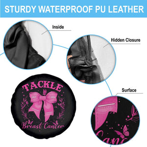 Tackle Breast Cancer Spare Tire Cover Support Fight Faith Pink Ribbon TS12 Print Your Wear