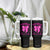 Tackle Breast Cancer Tumbler With Handle Support Fight Faith Pink Ribbon TS12 Print Your Wear