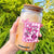 Cheer For The Cure Glass Can Breast Cancer Awareness Football Gift TS12 White Print Your Wear