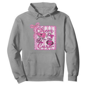 Cheer For The Cure Hoodie Breast Cancer Awareness Football Gift TS12 Sport Gray Print Your Wear