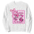 Cheer For The Cure Sweatshirt Breast Cancer Awareness Football Gift TS12 White Print Your Wear
