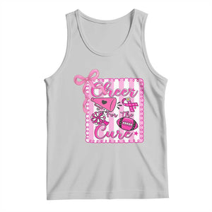 Cheer For The Cure Tank Top Breast Cancer Awareness Football Gift TS12 Ash Print Your Wear