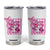 Cheer For The Cure Tumbler Cup Breast Cancer Awareness Football Gift TS12 White Print Your Wear