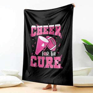 Breast Cancer Awareness Throw Blanket Funny Cheer For The Cure Gift TS12 Print Your Wear