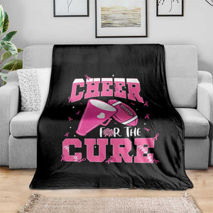 Breast Cancer Awareness Throw Blanket Funny Cheer For The Cure Gift TS12 Print Your Wear