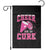 Breast Cancer Awareness Garden Flag Funny Cheer For The Cure Gift TS12 Black Print Your Wear