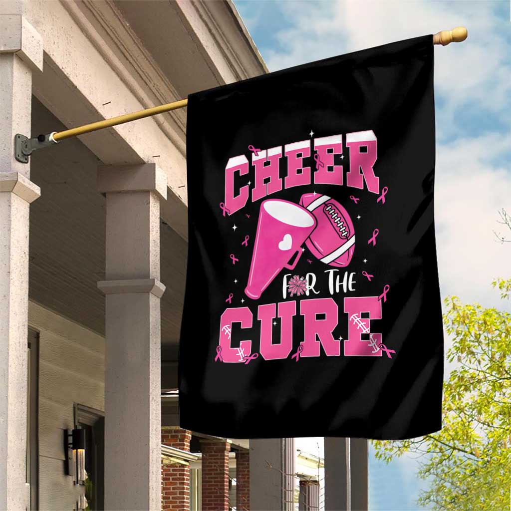 Breast Cancer Awareness Garden Flag Funny Cheer For The Cure Gift TS12 Print Your Wear