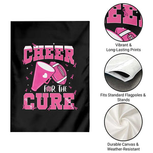 Breast Cancer Awareness Garden Flag Funny Cheer For The Cure Gift TS12 Print Your Wear
