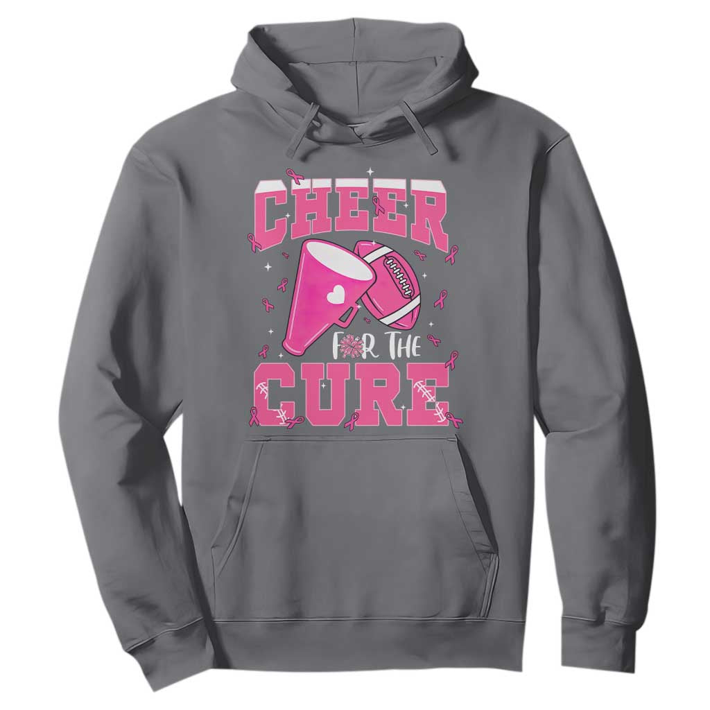 Breast Cancer Awareness Hoodie Funny Cheer For The Cure Gift TS12 Charcoal Print Your Wear