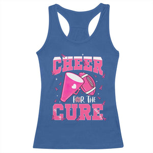 Breast Cancer Awareness Racerback Tank Top Funny Cheer For The Cure Gift TS12 Royal Blue Print Your Wear