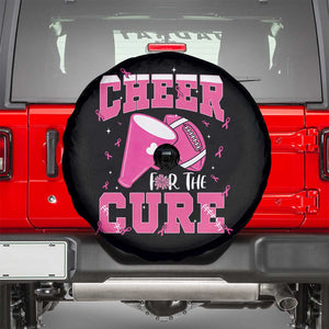 Breast Cancer Awareness Spare Tire Cover Funny Cheer For The Cure Gift TS12 Black Print Your Wear