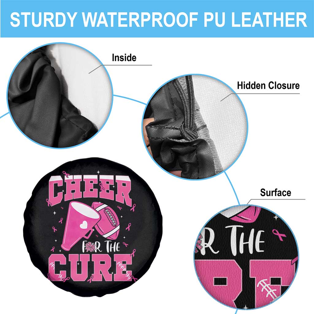 Breast Cancer Awareness Spare Tire Cover Funny Cheer For The Cure Gift TS12 Print Your Wear