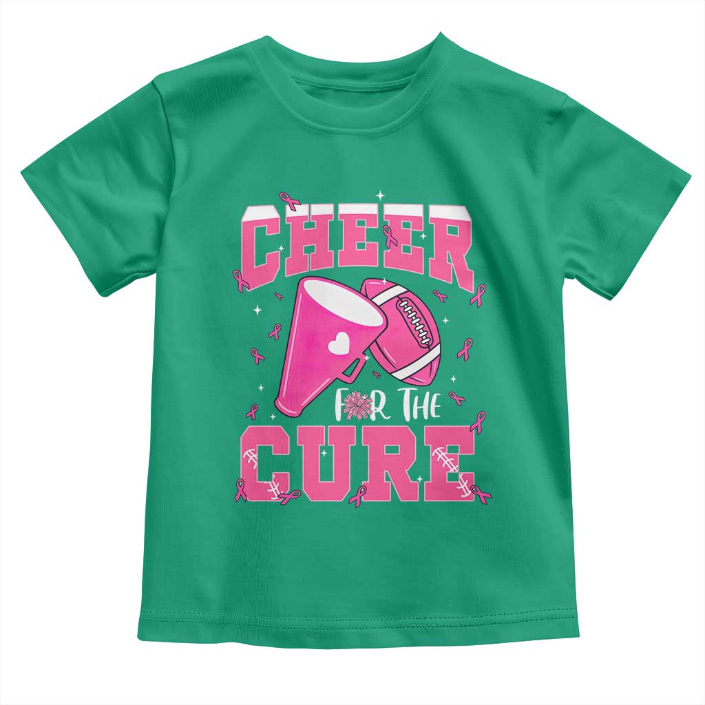 Breast Cancer Awareness Toddler T Shirt Funny Cheer For The Cure Gift TS12 Irish Green Print Your Wear