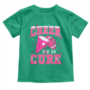 Breast Cancer Awareness Toddler T Shirt Funny Cheer For The Cure Gift TS12 Irish Green Print Your Wear
