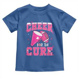 Breast Cancer Awareness Toddler T Shirt Funny Cheer For The Cure Gift TS12 Royal Blue Print Your Wear