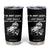 Lazy Raccoon Tumbler Cup Funny I Am Not Lazy I Just Really Enjoy Doing Nothing TS12 Black Print Your Wear