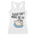Funny Cat Lover Racerback Tank Top Please Do Not Make Me Do Stuff - Print Your Wear
