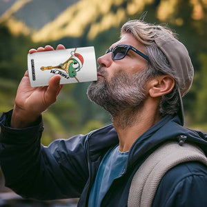 Funny Christmas Dinosaur 4 in 1 Can Cooler Tumbler Ew People Xmas Gift TS12 Print Your Wear