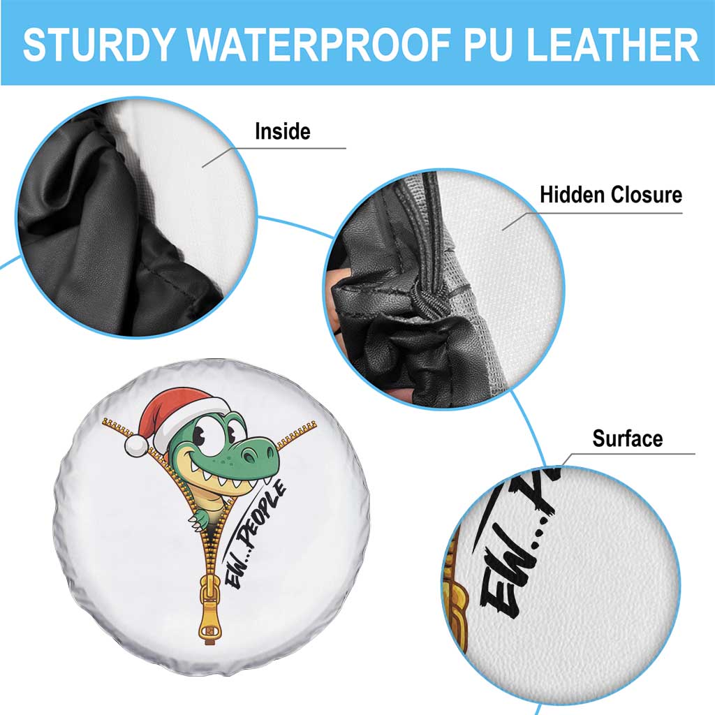 Funny Christmas Dinosaur Spare Tire Cover Ew People Xmas Gift TS12 Print Your Wear