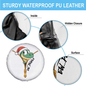 Funny Christmas Dinosaur Spare Tire Cover Ew People Xmas Gift TS12 Print Your Wear