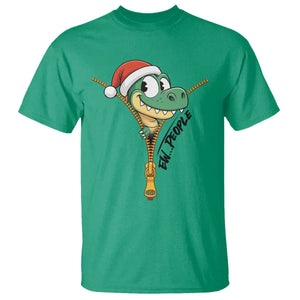 Funny Christmas Dinosaur T Shirt Ew People Xmas Gift TS12 Irish Green Print Your Wear