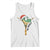 Funny Christmas Dinosaur Tank Top Ew People Xmas Gift - Print Your Wear