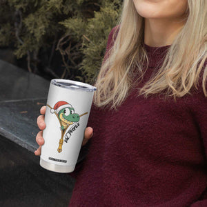 Funny Christmas Dinosaur Tumbler Cup Ew People Xmas Gift TS12 Print Your Wear
