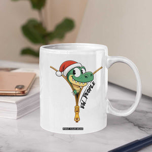 Funny Christmas Dinosaur Coffee Mug Ew People Xmas Gift TS12 Print Your Wear