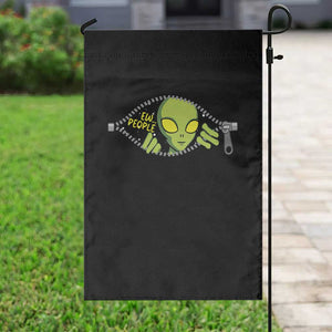 Funny Alien Garden Flag Ew People Hater Quote TS12 Print Your Wear