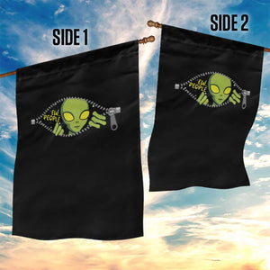 Funny Alien Garden Flag Ew People Hater Quote TS12 Print Your Wear