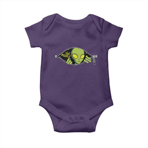 Funny Alien Baby Onesie Ew People Hater Quote TS12 Purple Print Your Wear
