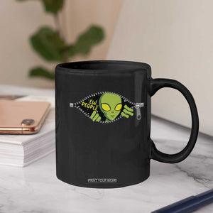 Funny Alien Coffee Mug Ew People Hater Quote TS12 Print Your Wear