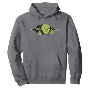 Funny Alien Hoodie Ew People Hater Quote TS12 Charcoal Print Your Wear