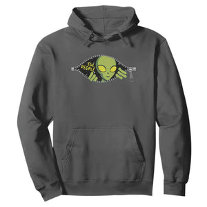 Funny Alien Hoodie Ew People Hater Quote TS12 Dark Heather Print Your Wear