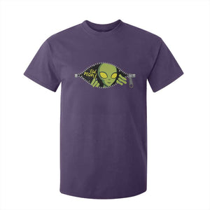 Funny Alien T Shirt For Kid Ew People Hater Quote TS12 Purple Print Your Wear