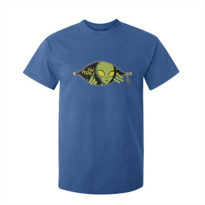 Funny Alien T Shirt For Kid Ew People Hater Quote TS12 Royal Blue Print Your Wear
