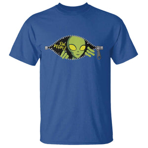 Funny Alien T Shirt Ew People Hater Quote TS12 Royal Blue Print Your Wear
