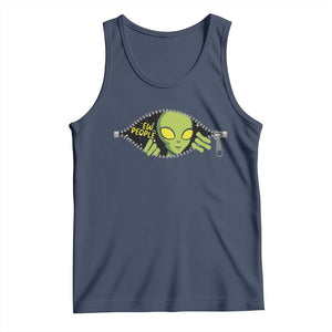 Funny Alien Tank Top Ew People Hater Quote TS12 Navy Print Your Wear
