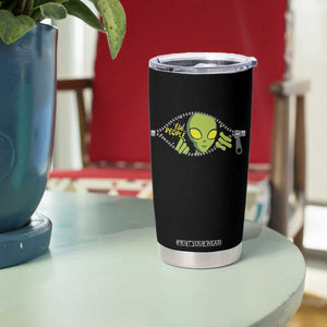 Funny Alien Tumbler Cup Ew People Hater Quote TS12 Print Your Wear