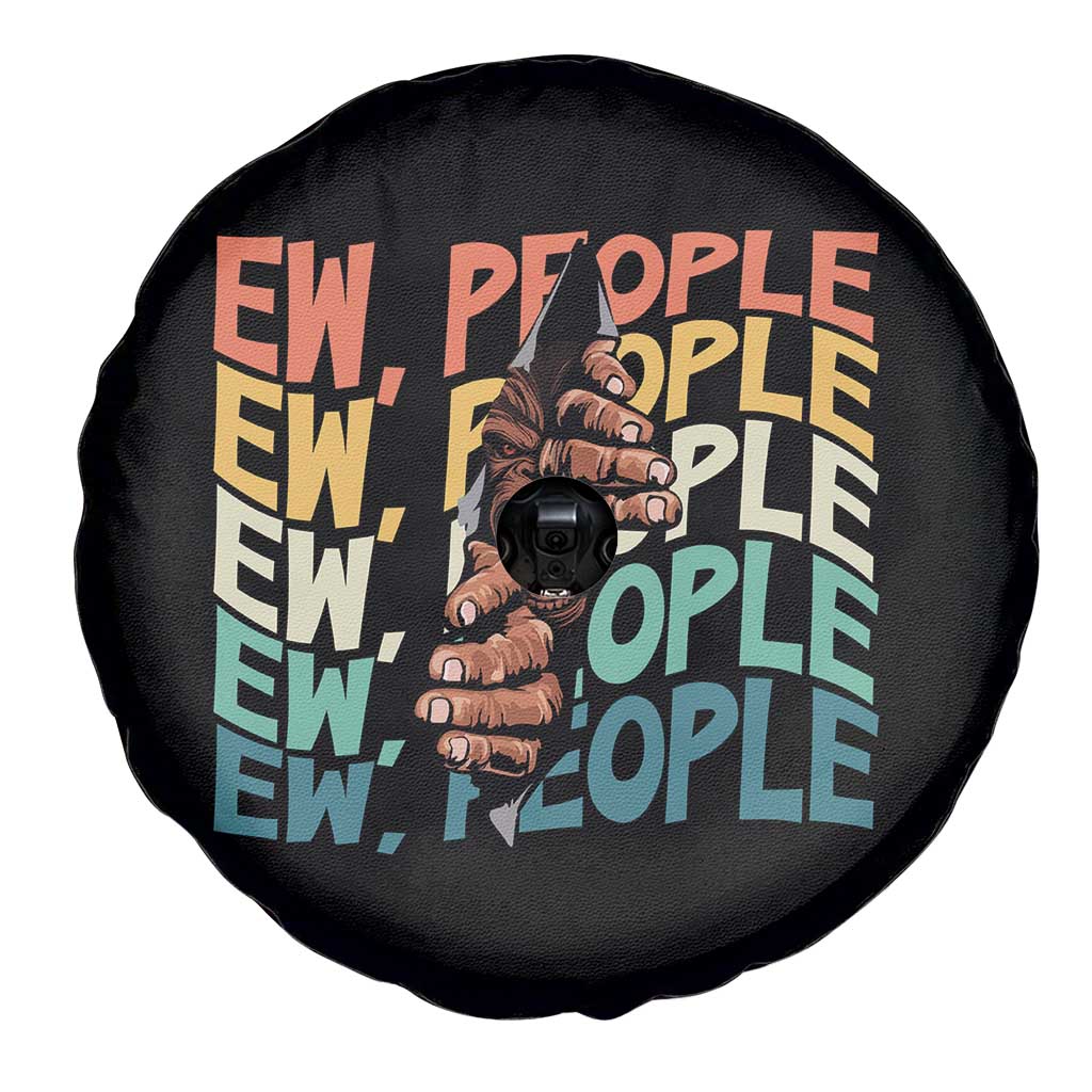 Ew People Hater Spare Tire Cover Funny Bigfoot Sarcastic Quote TS12 Print Your Wear
