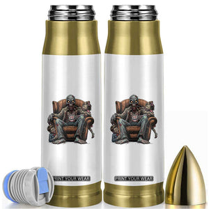 Funny #1 Dad Zombie Horror Bullet Tumbler Halloween Family Father Gift