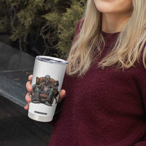 Funny #1 Dad Zombie Horror Tumbler Cup Halloween Family Father Gift