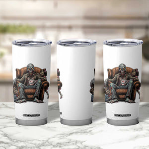 Funny #1 Dad Zombie Horror Tumbler Cup Halloween Family Father Gift
