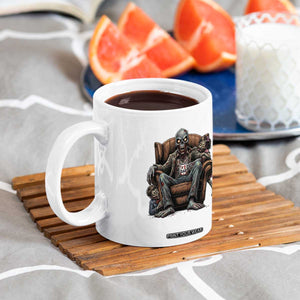 Funny #1 Dad Zombie Horror Coffee Mug Halloween Family Father Gift