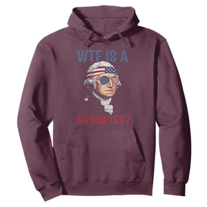WTF is A Kilometer Hoodie Funny 4th of July Founding Father