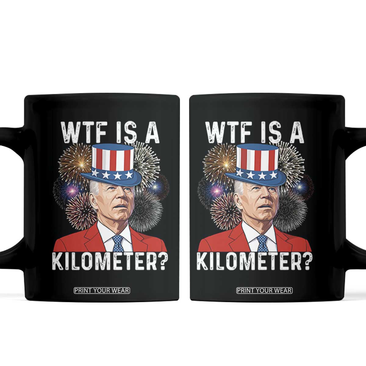 WTF is A Kilometer Coffee Mug Funny 4th of July
