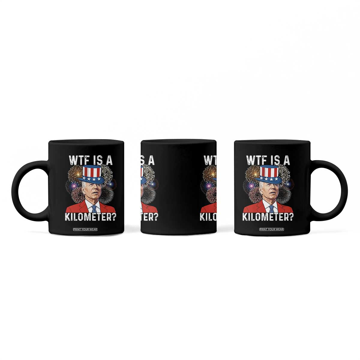 WTF is A Kilometer Coffee Mug Funny 4th of July