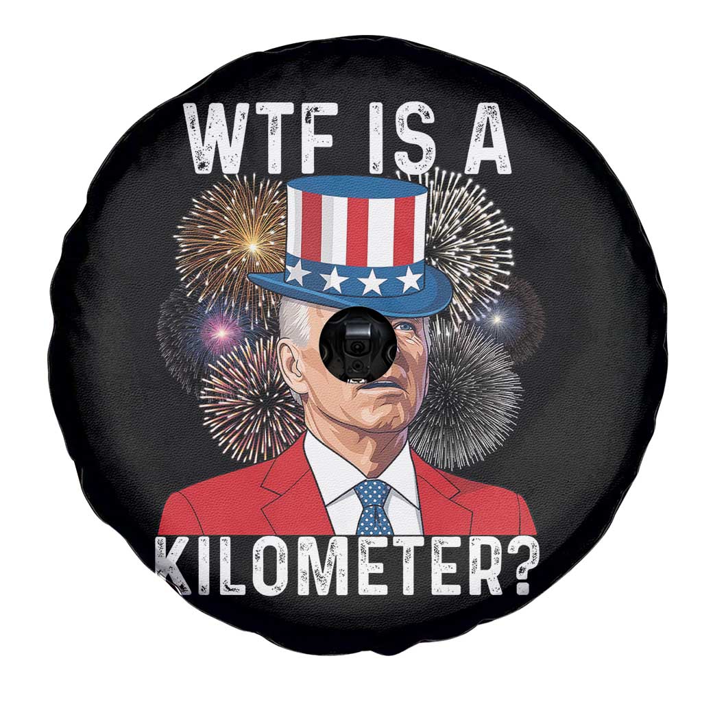 WTF is A Kilometer Spare Tire Cover Funny 4th of July