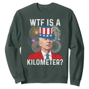 WTF is A Kilometer Sweatshirt Funny 4th of July
