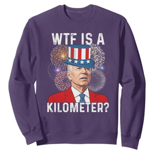 WTF is A Kilometer Sweatshirt Funny 4th of July
